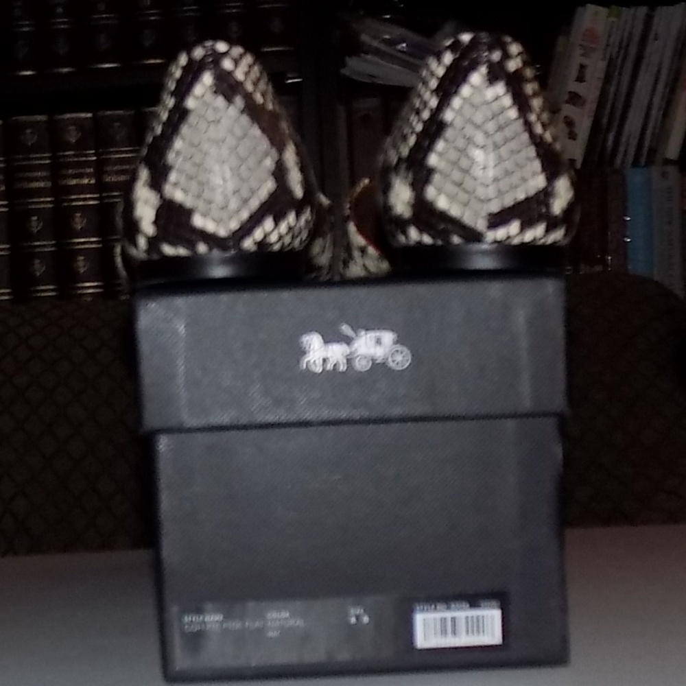 New Coach Python leather D’Orsays - Picture 8 of 8